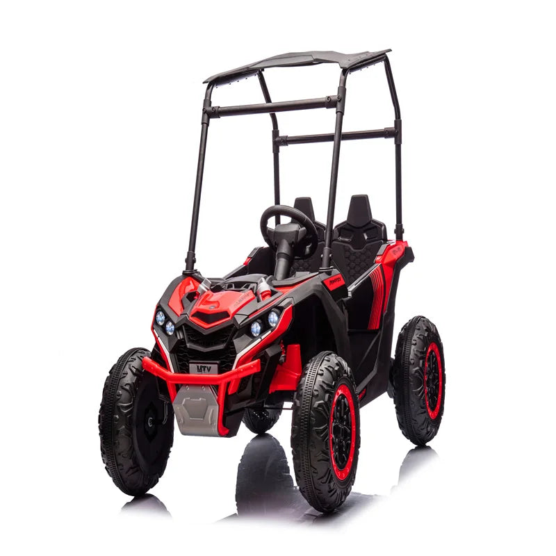 24V Ride on Cars for Kids,Kids Electric Vehicles UTV with Remote Control, Safety Belt, Horn,Music, and Lights, 3 Speeds