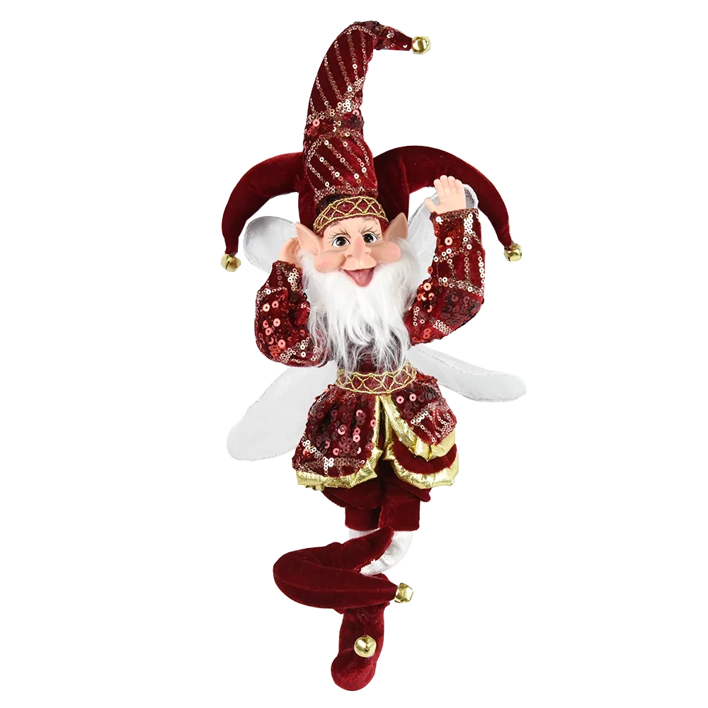 New 50CM Elf Doll Christmas Pendant Ornament Decor Elf Hanging Hanging Standing Decor Navidad New Year Kids Gifts
