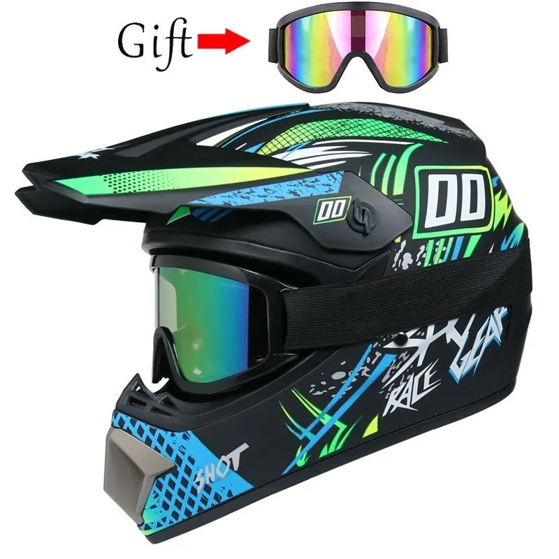 Motorcycle Full Face Helmets Motocross Off Road Racing Helmet Motorbike ATV Dirt Bike Racing Capacete Moto