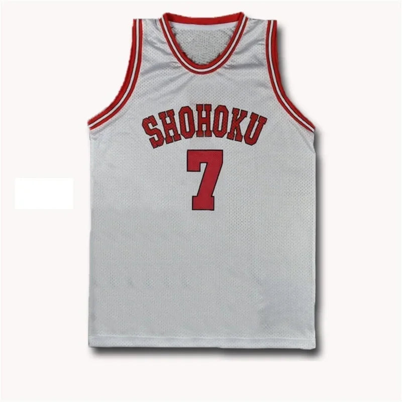 Shohoku School Basketball Team Jersey Anime Sakuragi Hanamichi Rukawa Cosplay Slam Dunk Jersey QUICKY DRYING Sportswear Package
