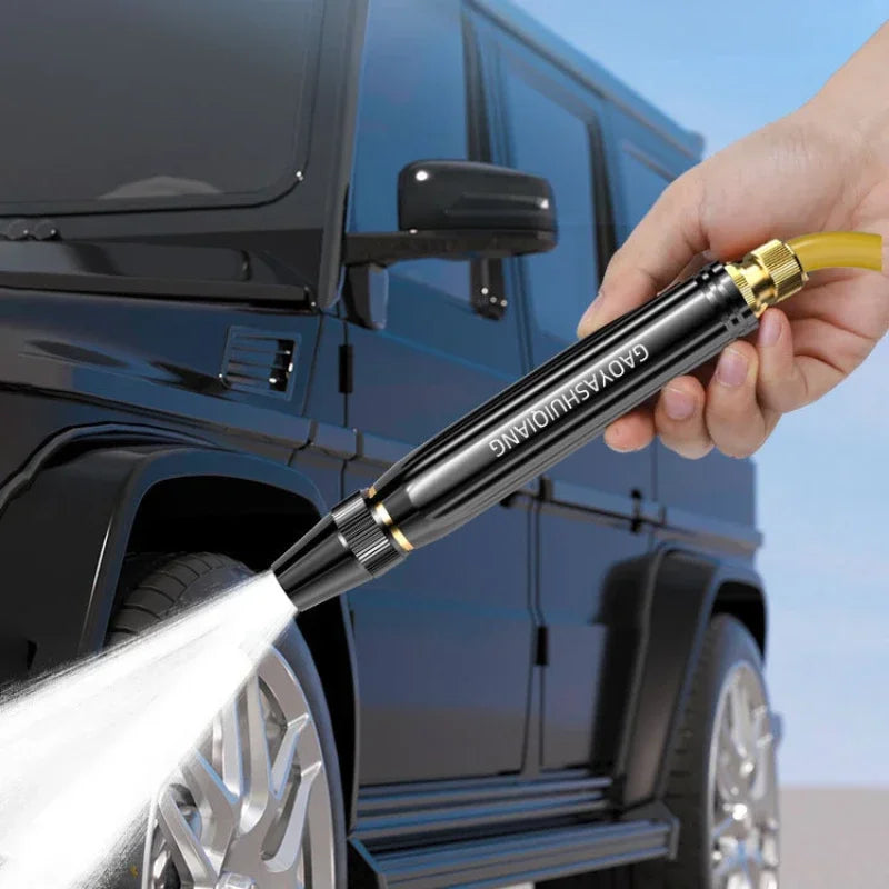 Portable Car Wash Gun High Pressure Water-Gun Household Car Wash Water Gun Black Diamond Water Gun Watering Pipe Car Wash Nozzle