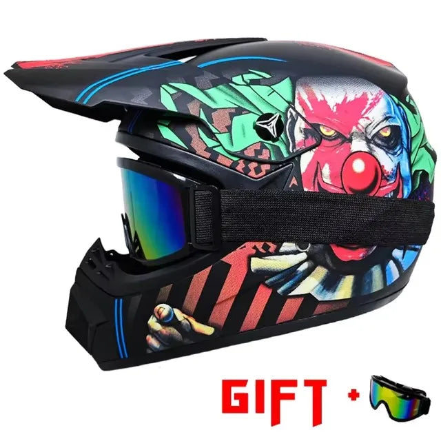 Motorcycle Child Full Helmet Children Helmets Motocross Off-road Casco Moto Off-road Protective Cycling Casque For Motobike Men