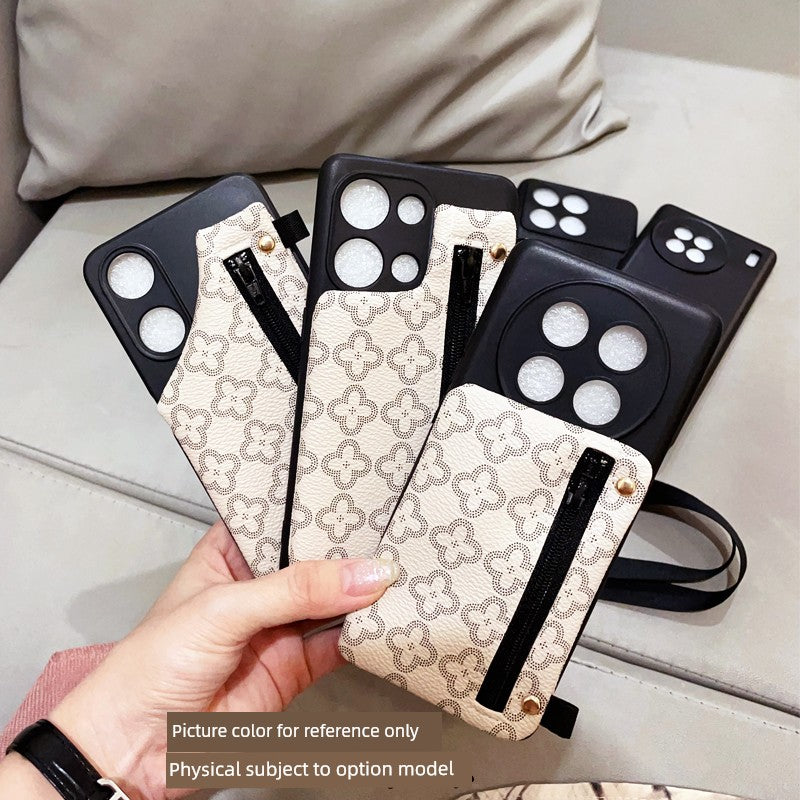 Oppo Four-Leaf Clover Drop-Resistant Universal Protective Cover Phone Case