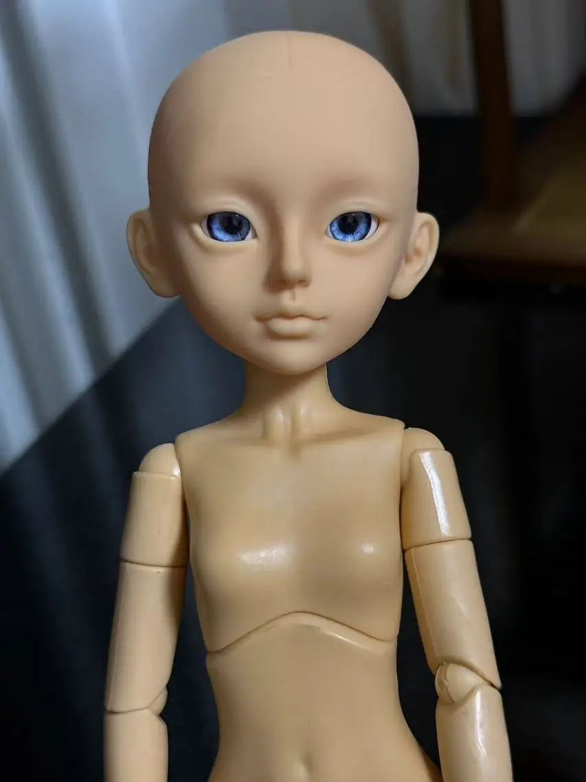 30cm Handmade Makeup Doll Head 1/6 BJD Doll Handmade DIY Sweet Girl Toy Birthday Surprise Christmas Gift