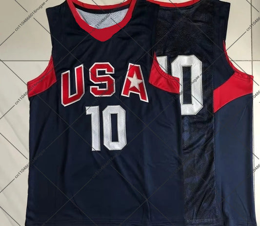 2025 Summer Hot-selling Men's Personalized Basketball Sleeveless Milan T-shirt 3D Printing Pattern Jersey Casual Outdoor