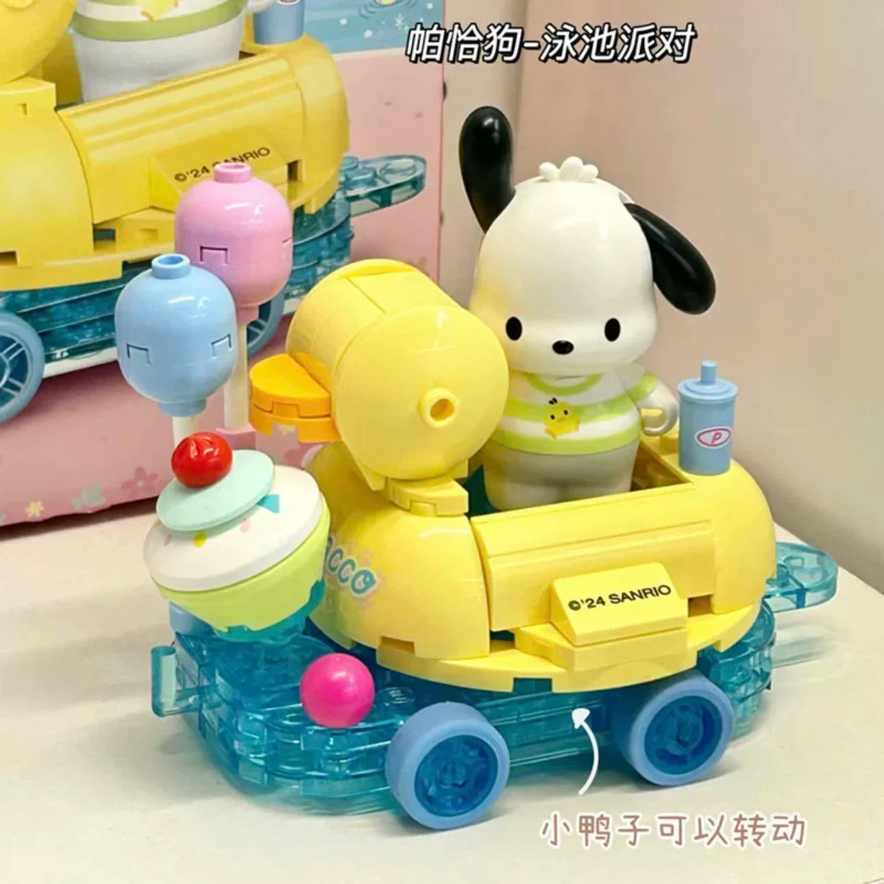 Sanrio Toy Building Blocks Hello Kitty Figurine Kuromi Melody Figure Toy Collection Dolls For Kids Christmas Gifts Toy