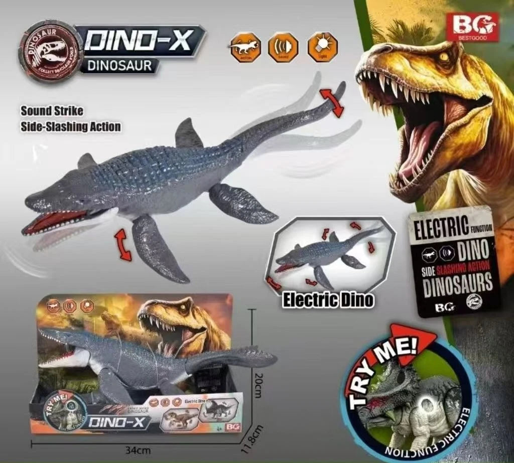 Jurassic Dinosaur Sound Effects - Tyrannosaurus Rex and Velociraptor Simulation Models for Boys' Birthday Gifts and Collections