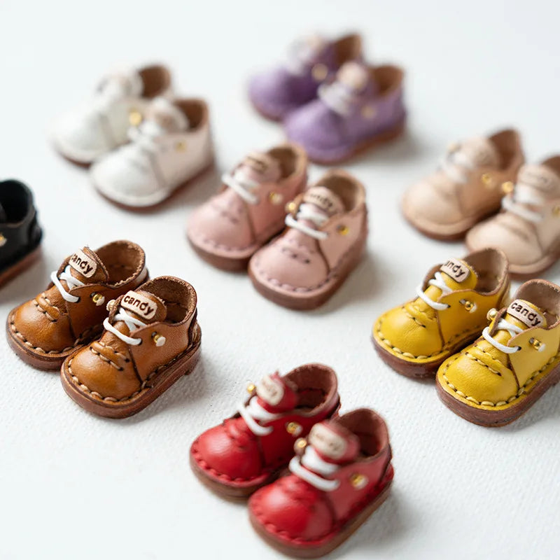 New Fashion Blyth Cute Leather Shoes Blyth Doll Mary Jane Casual Shoes 3* 1.8cm for Ob24 Ob22 Licca Azones Toy Doll Accessories