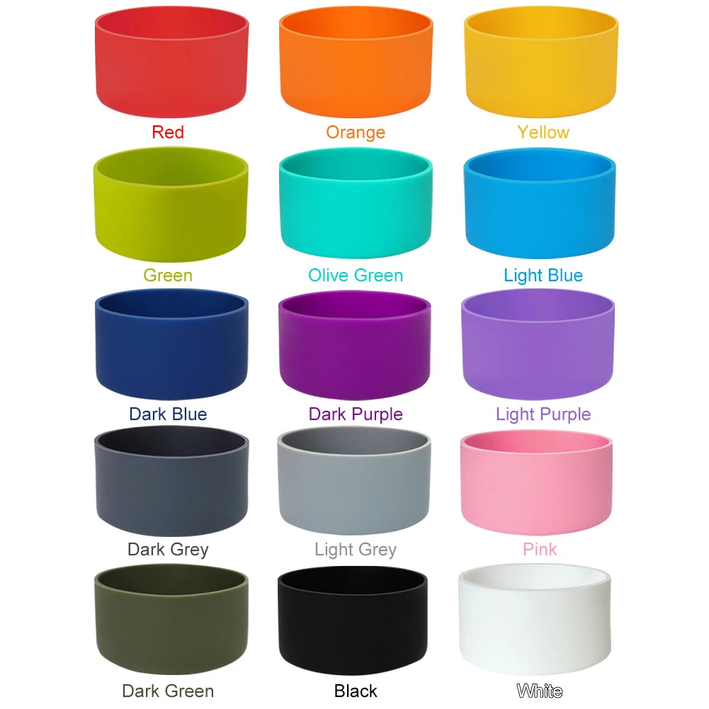 8.5CM Silicone Cover Water Bottle Boot Anti-Slip Bottom Cover Bottom Protector Protective Bottom Base for 32oz Water Bottle