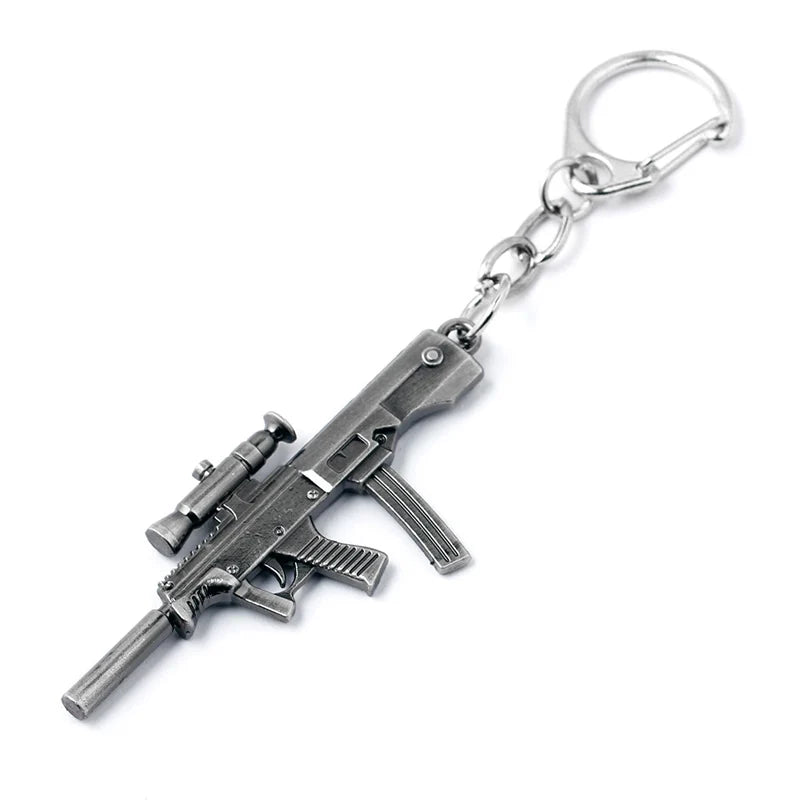 Novelty Counter Strike Gun AK47 Keychain Men Trinket Awp Rifle Sniper CS GO Saber Men's Bag Car Key Chain Jewelry Souvenirs Gift