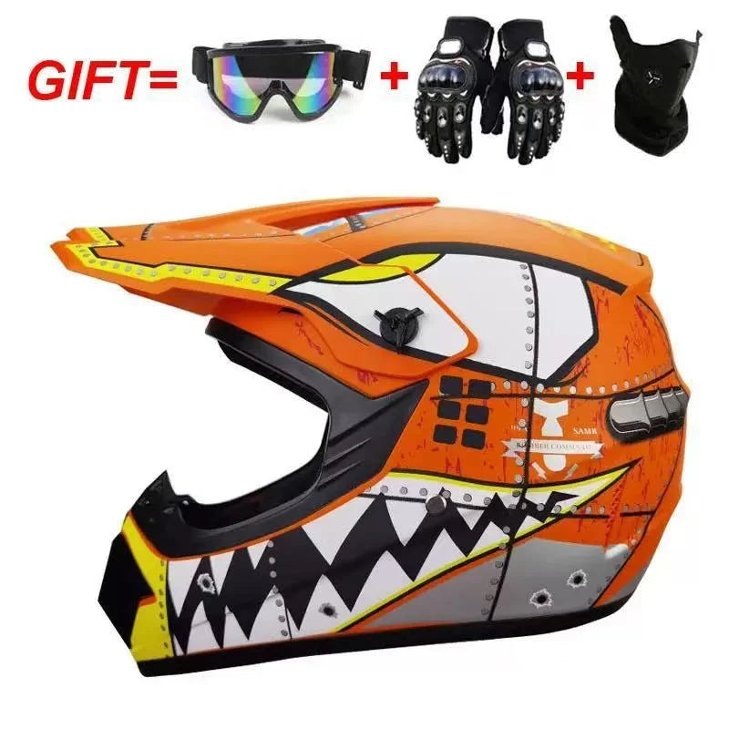 Professional Lightweight Off-road Motorcycle  Helmet Racing Bike Children  Off-road Vehicle Downhill Cross Helmet Motocross