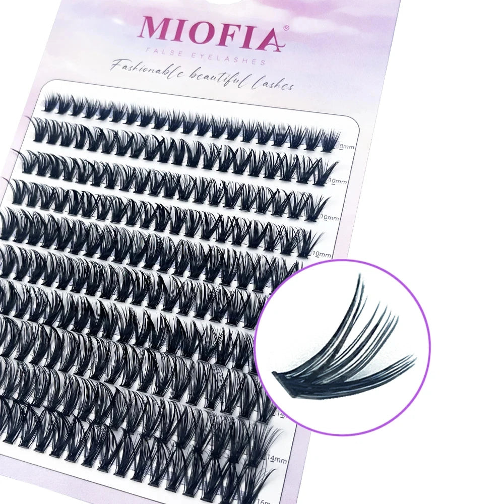 30D 40D 60D 80D Mink False Eyelashes 180/200 Bundles Natural Lashes extension 3D Russia Volume Individual Eyelash Cluster Makeup
