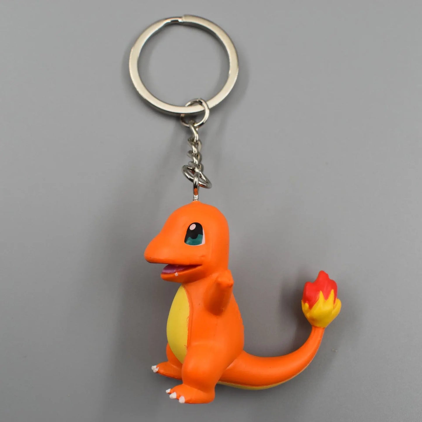Pokemon Cute Pikachu Charmander Cubone Bulbasaur Squirtle Keychain Kawaii Pendant Bag Ornament Kids Charm Xmas Birthday Gifts