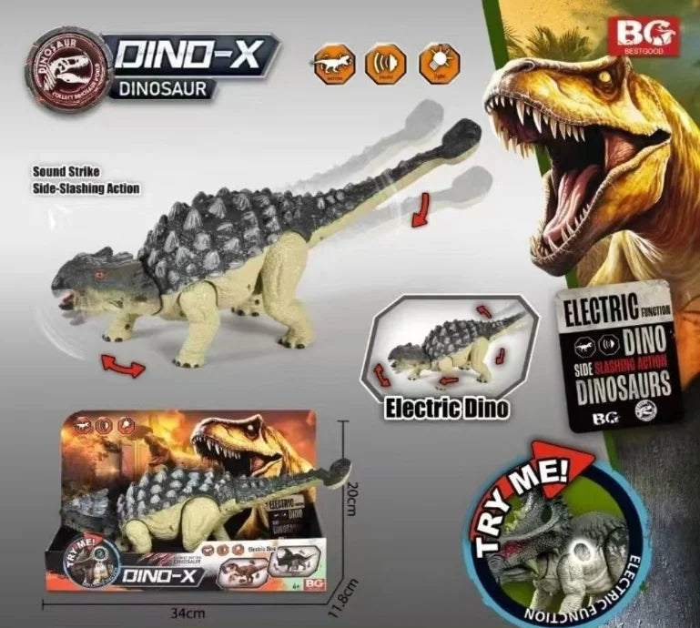 Jurassic Dinosaur Sound Effects - Tyrannosaurus Rex and Velociraptor Simulation Models for Boys' Birthday Gifts and Collections