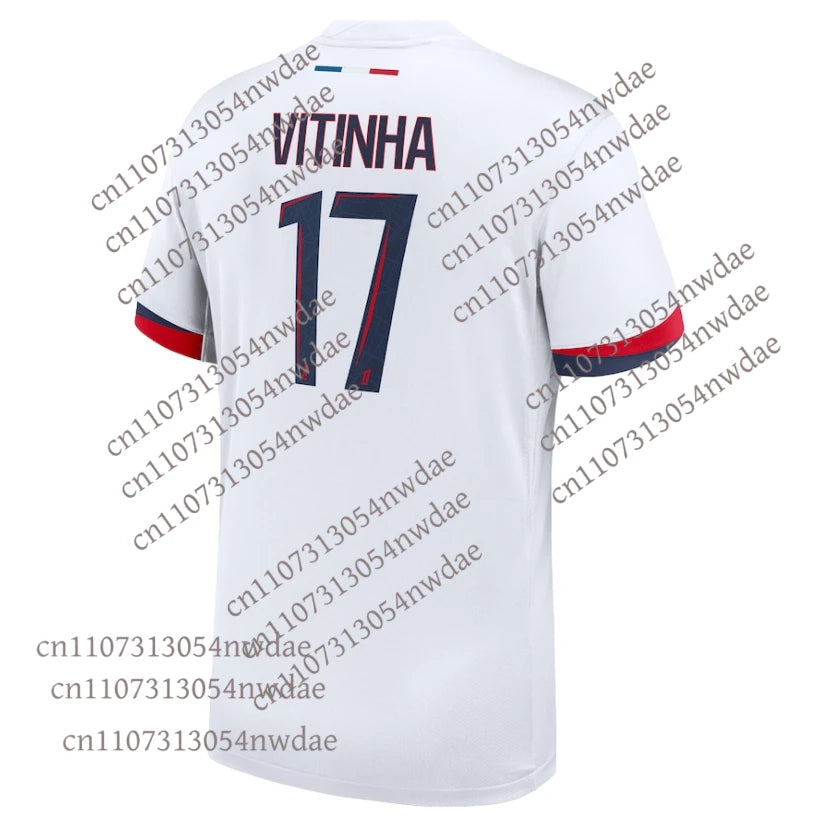 25-26 Best-selling PSG Family 3D Printed Jersey T-shirt Casual Sports Fast Drying Comfortable Breathable Adult Children Same