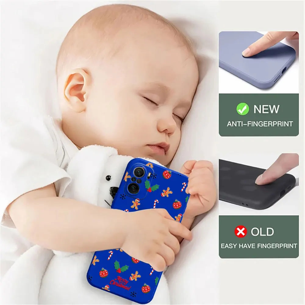 Merry Christmas Trees Bell Case For Xiaomi Poco X7 F7 M7 X4 X5 F6 M6 Pro 5G X3 Mi 11 10T 11T 12T 13T 14T 15T Pro 15 Phone Cover