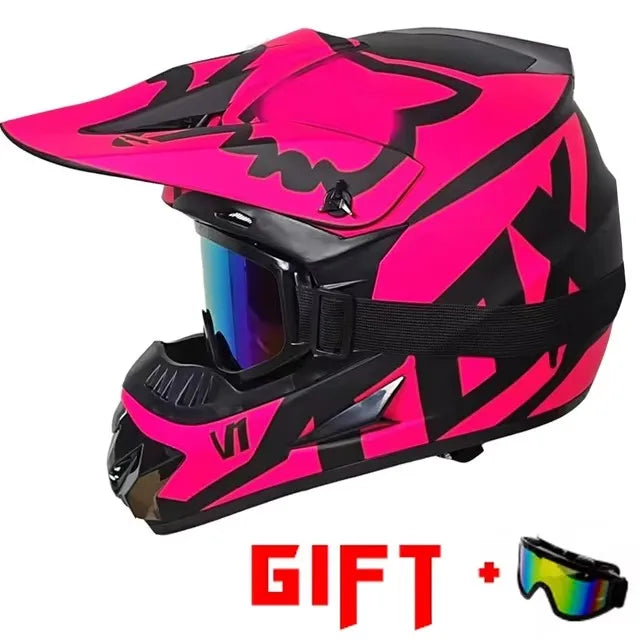 Motorcycle Child Full Helmet Children Helmets Motocross Off-road Casco Moto Off-road Protective Cycling Casque For Motobike Men