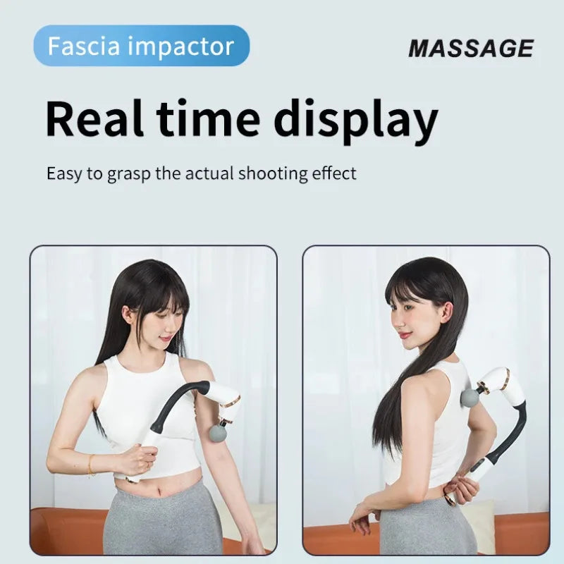 Relax The Spine Professional Vibrating Body Massage Hammer Premium Handheld Massage Gun Portable Percussion Vibration Hammer