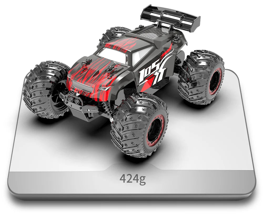 JJRC Q105 Q175 1:18 20 Km/h 2.4GHz Double Motors Drive With LED Light Off Road Remote Control Cars Drift Monster Truck Toys