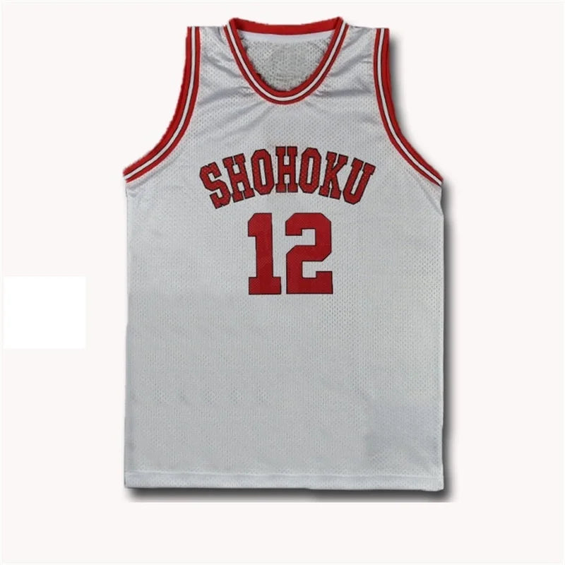 Shohoku School Basketball Team Jersey Anime Sakuragi Hanamichi Rukawa Cosplay Slam Dunk Jersey QUICKY DRYING Sportswear Package