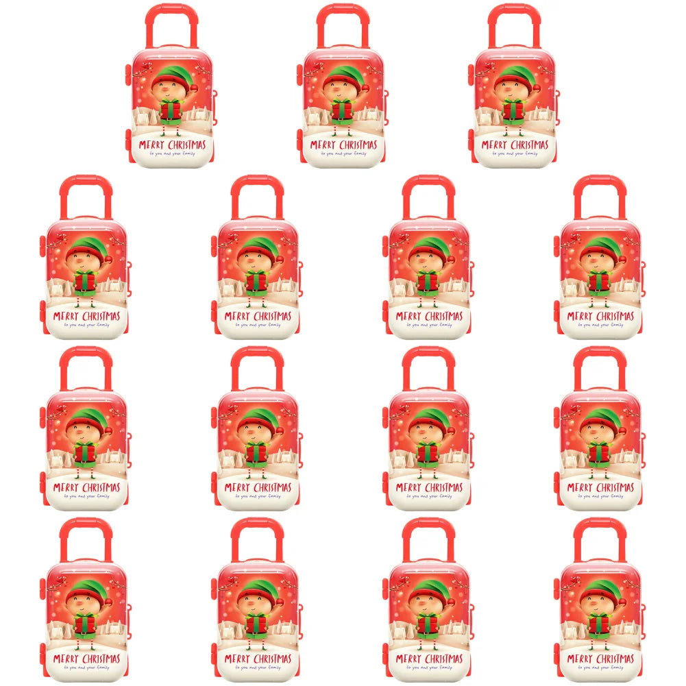 1/2/4/6pcs Christmas Socks Red Candy Boots Holiday Gift Bags Christmas Trees Santa Claus Boots for Fireplace