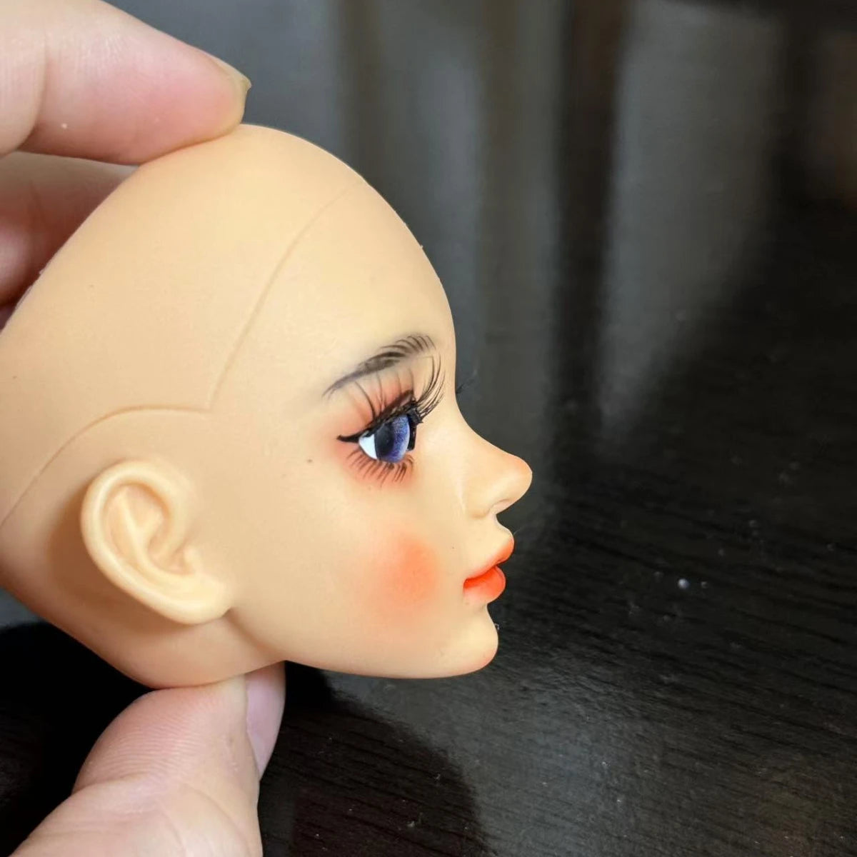 30cm Handmade Makeup Doll Head 1/6 BJD Doll Handmade DIY Sweet Girl Toy Birthday Surprise Christmas Gift