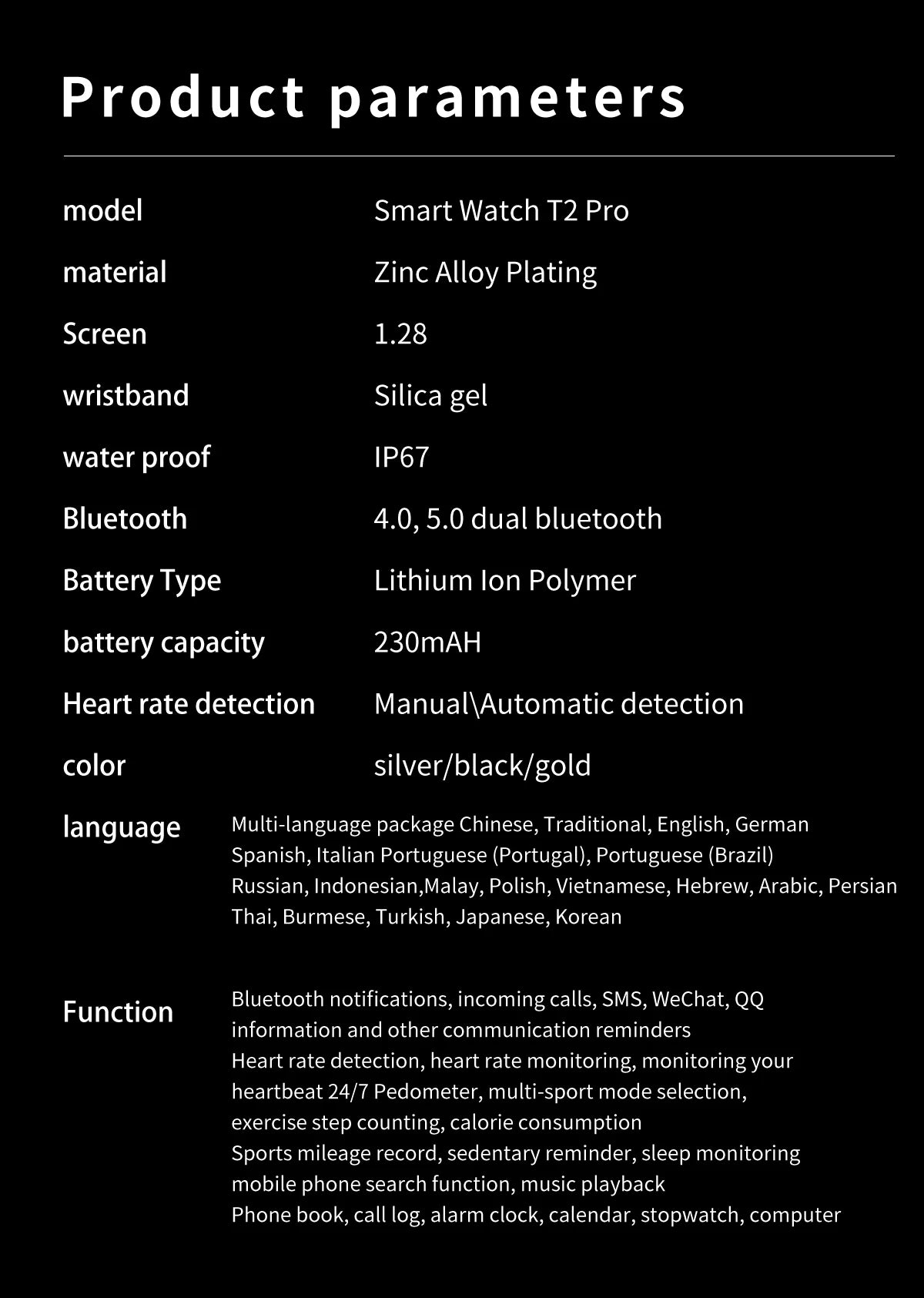 New Fashion Circular Full Touch Smart Watch Women Music Bluetooth Call Digital Watch IP68 Waterproof Smartwatch Men For XiaoMi