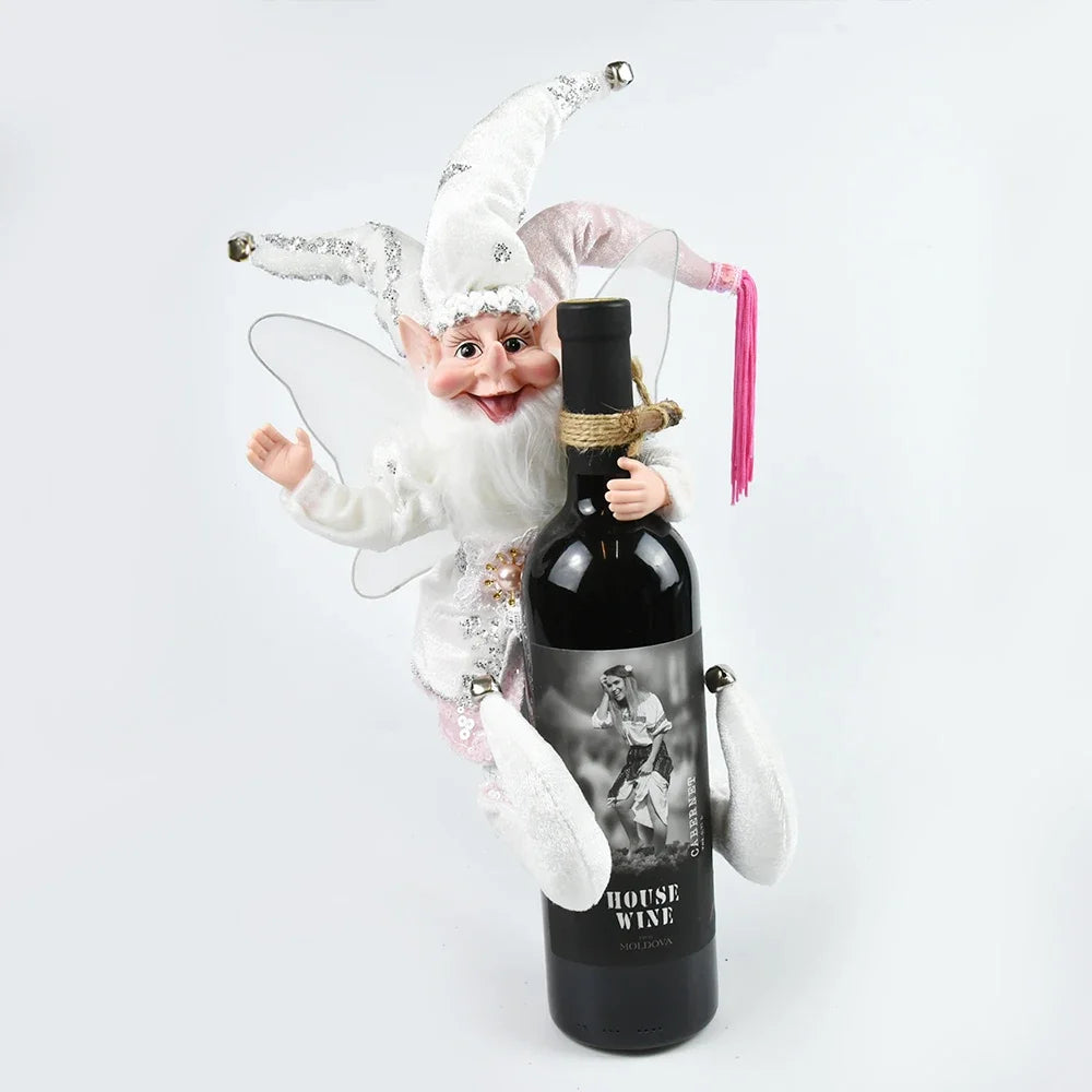 New 50CM Elf Doll Christmas Pendant Ornament Decor Elf Hanging Hanging Standing Decor Navidad New Year Kids Gifts