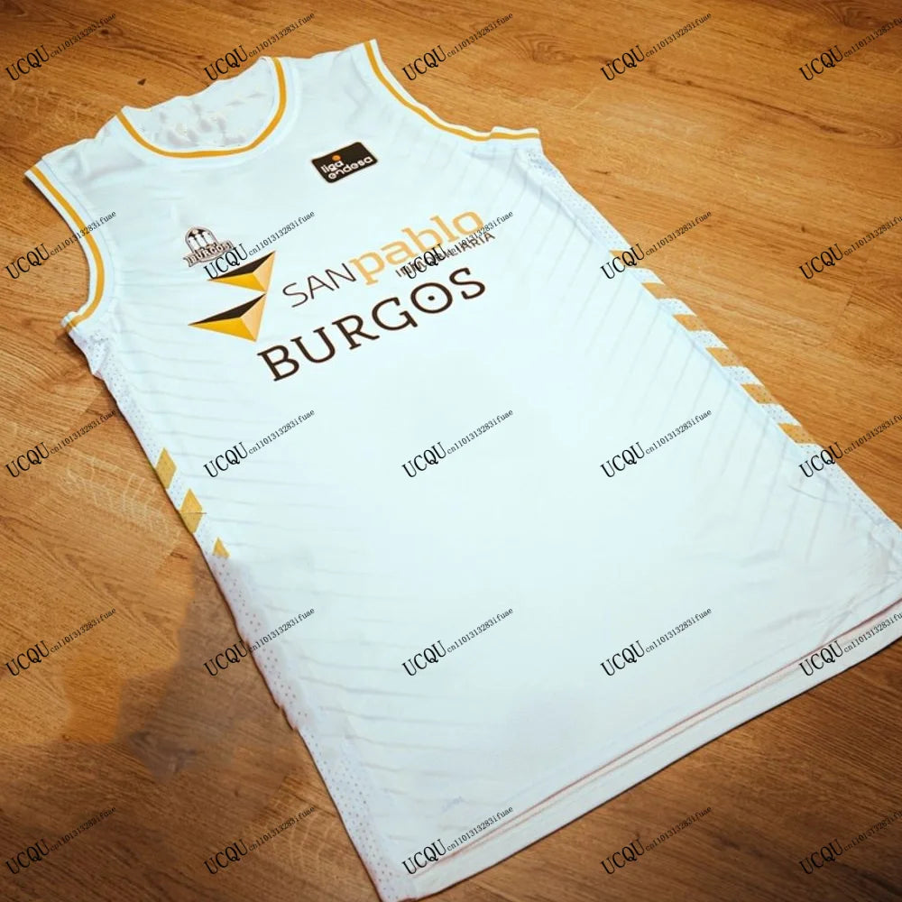 San Pablo Burgos Spain ACB 2025-26 New Arrival Basketball Jersey 3D Printed T-Shirts Casual Home Away Adult KIDS Vests Hot SALE