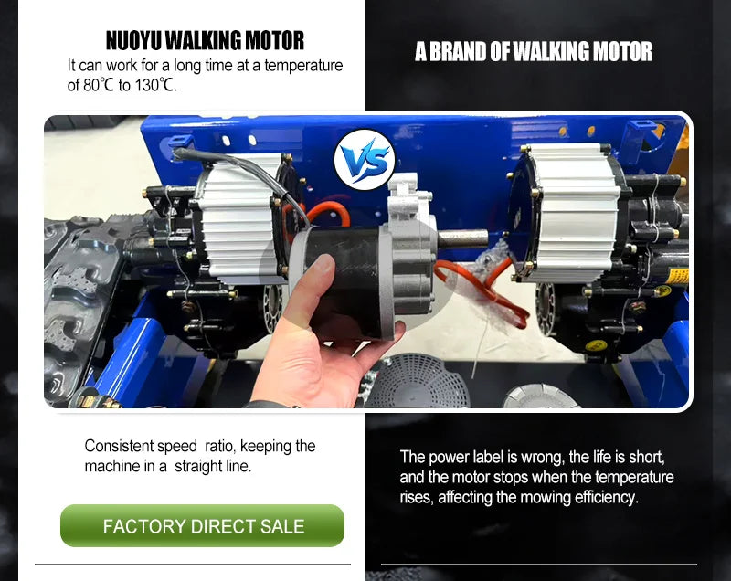 Remote Control Grass Cutting Robot Mower All-Terrain Self-Propelled Lawnmower with Four-Stroke Cycle Customizable