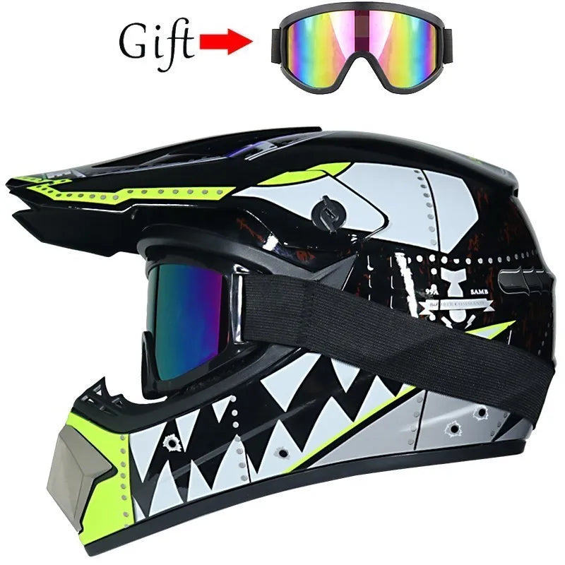 Motorcycle Full Face Helmets Motocross Off Road Racing Helmet Motorbike ATV Dirt Bike Racing Capacete Moto