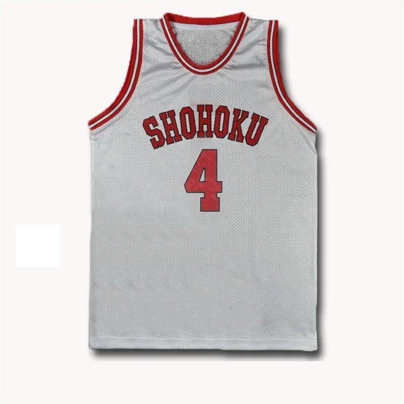 Shohoku School Basketball Team Jersey Anime Sakuragi Hanamichi Rukawa Cosplay Slam Dunk Jersey QUICKY DRYING Sportswear Package