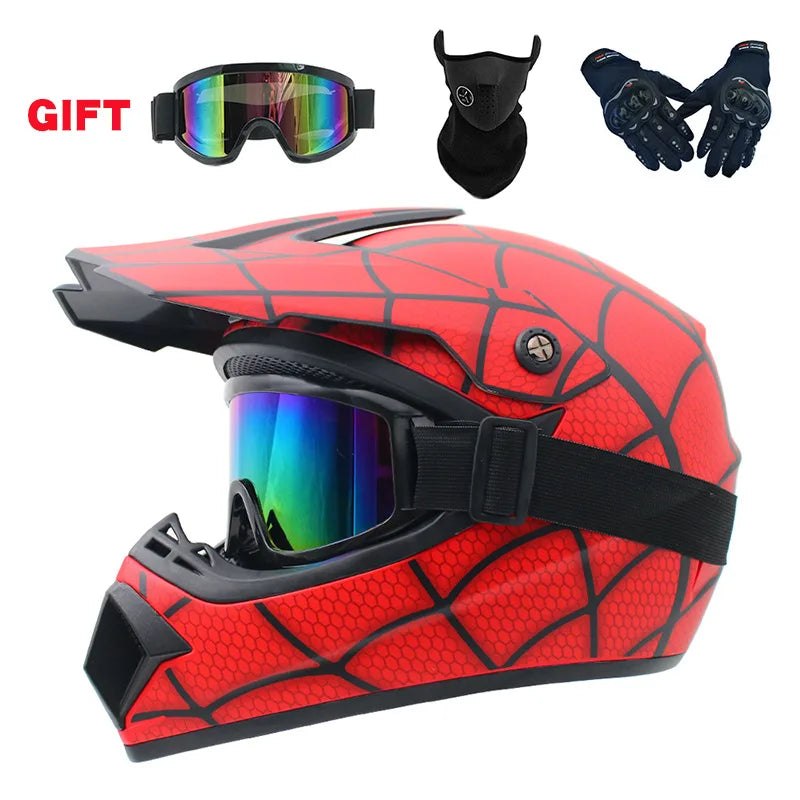 Safety Motocross Helmet man Casco Motocross Bicycle Downhill Capacete ATV Cross Helmet Child Motorcycle Helmet Dot Abs Unisex