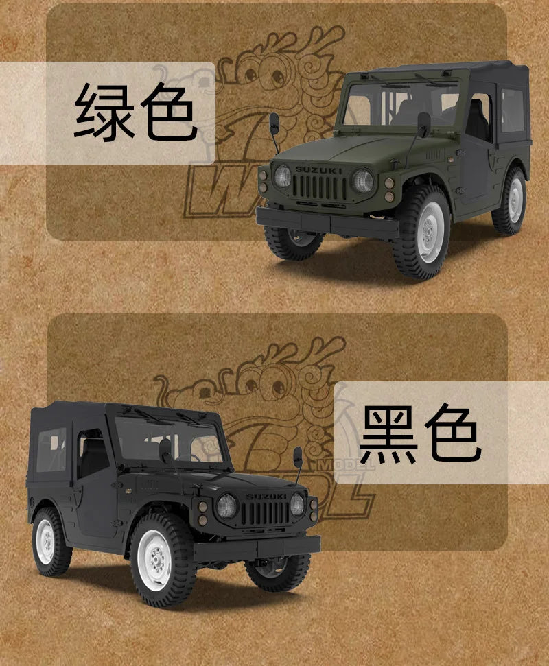 New WPL C84 RC Car 1/10 Jimny Remote Control Off-Road Car 4WD 2.4G Climbing Truck For Kids Adults Gifts Toys