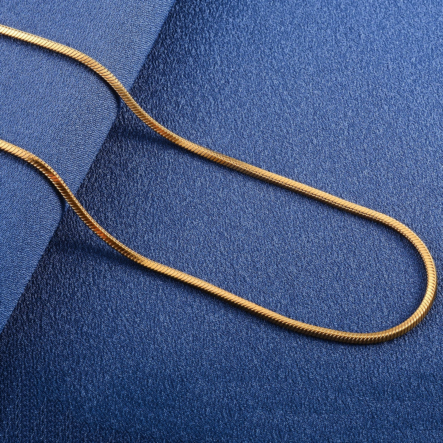 Stainless Steel Long Necklace Square Snake Chain for Women Men Neck Jewelry Making Accessories Collar Gold Color Plated Choker