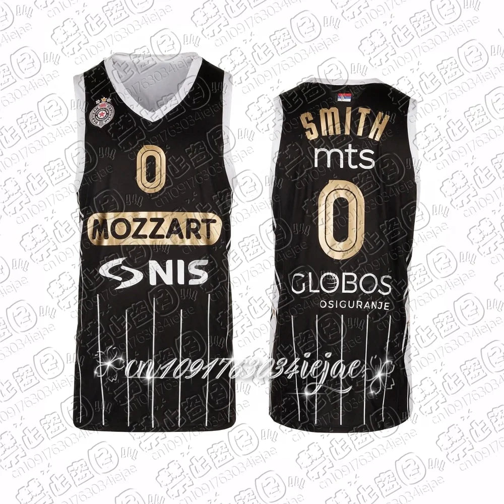 2026 New Arrivals Serbia Basketball Jerseys Partizan Belgrade Basketball Summer Basketball Sports Vest Fans Special Jersey Kit