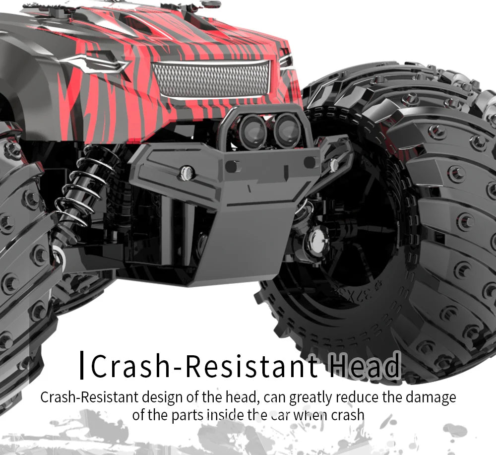 JJRC Q105 Q175 1:18 20 Km/h 2.4GHz Double Motors Drive With LED Light Off Road Remote Control Cars Drift Monster Truck Toys