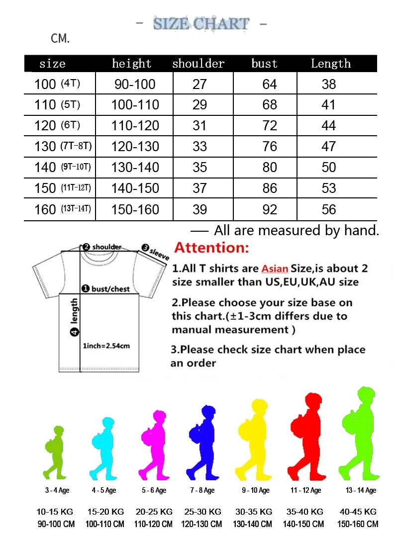New 2025 Korean Wave Demon Hunter Cotton Printed Fashion Casual Round Neck Cartoon Girl T-shirt