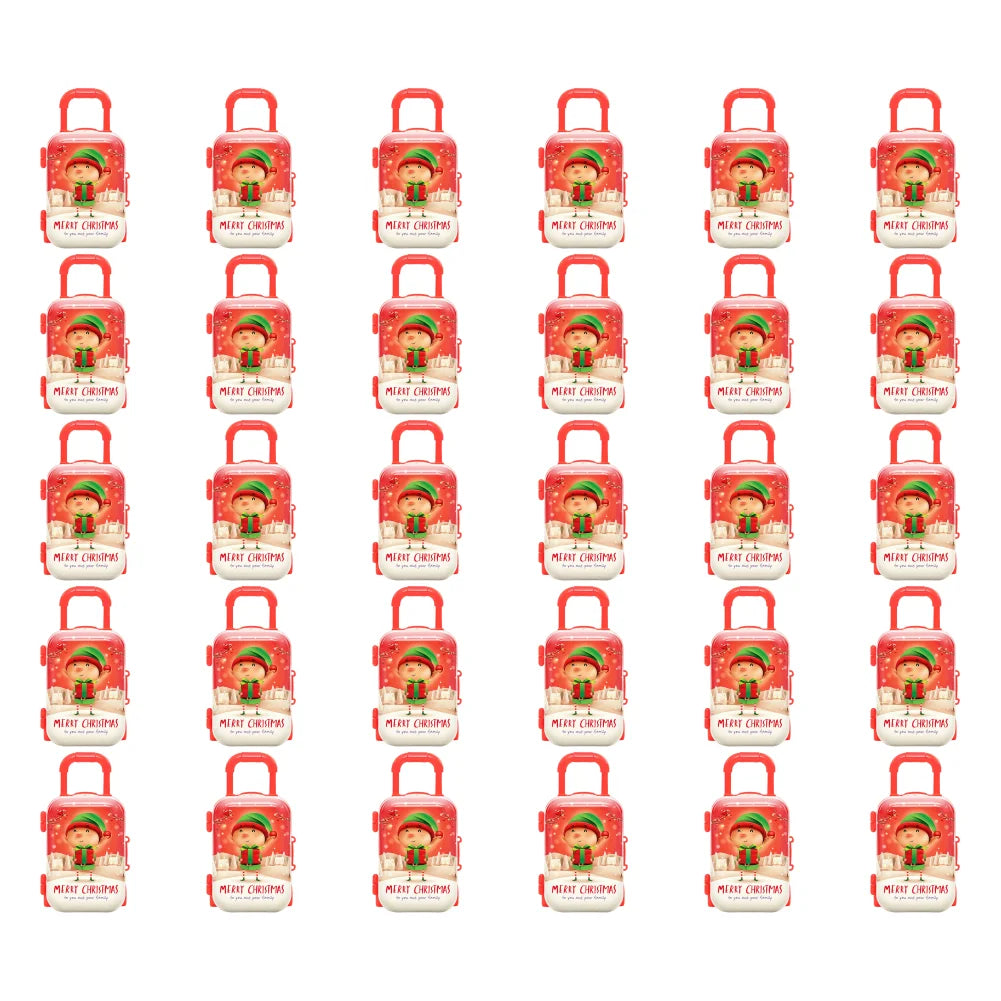 1/2/4/6pcs Christmas Socks Red Candy Boots Holiday Gift Bags Christmas Trees Santa Claus Boots for Fireplace