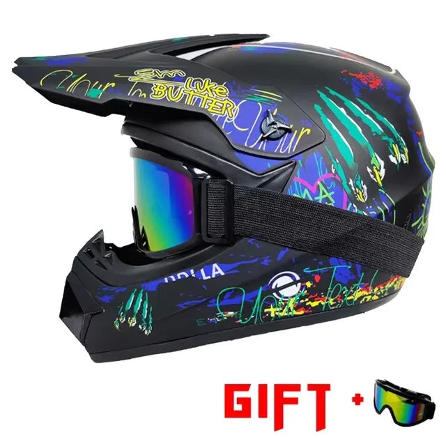 Motorcycle Child Full Helmet Children Helmets Motocross Off-road Casco Moto Off-road Protective Cycling Casque For Motobike Men
