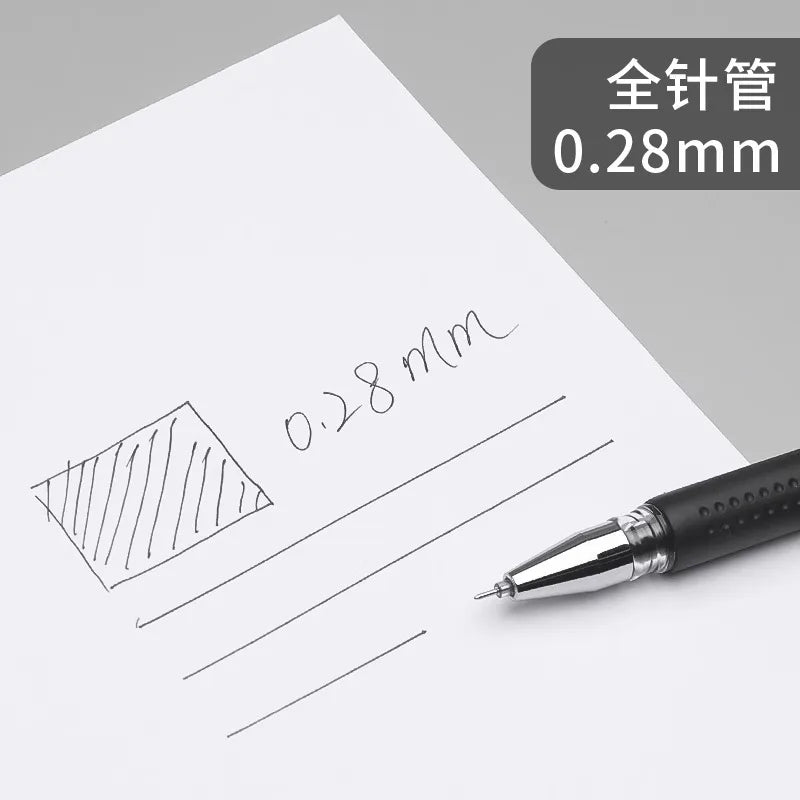 M&G Ultra-fine Gel Pen 0.28mm, Refillable, Quick-drying Ink, Suitable for Students and Office Use High-quality Financial Pen