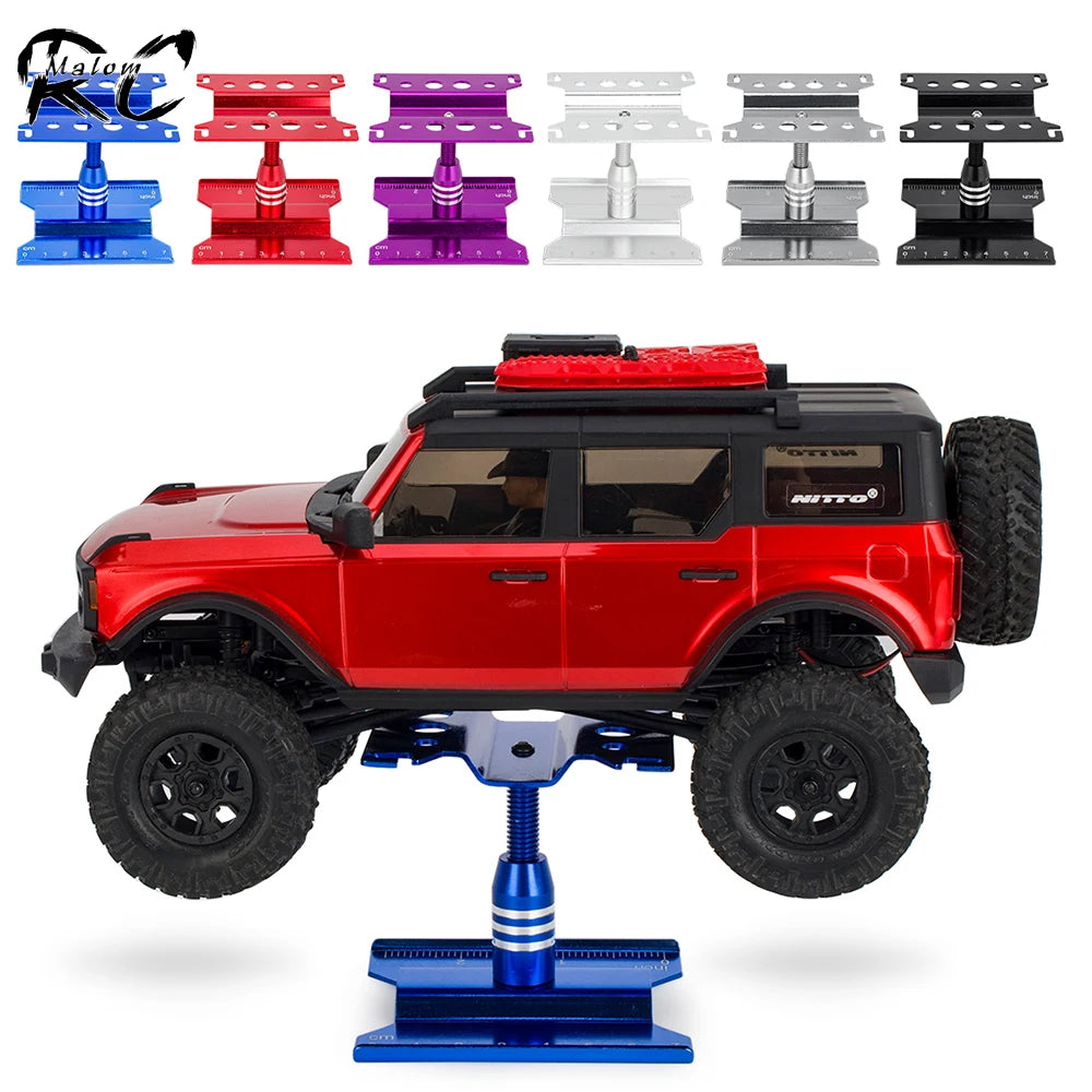 RC Car Repair Stand Workstation Holder for Axial SCX24 FCX24, Traxxas TRX4M, 1/16 1/18 1/24 Scale RC Truck Crawler Buggy