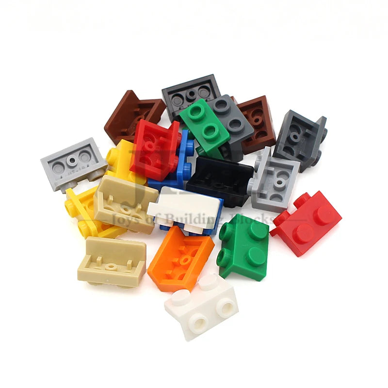 20pcs MOC 99781 Right Angle Bracket 1x2 - 1x2 Building Block Accessories Compatible with Brick DIY Children's Toy Assembly Parts