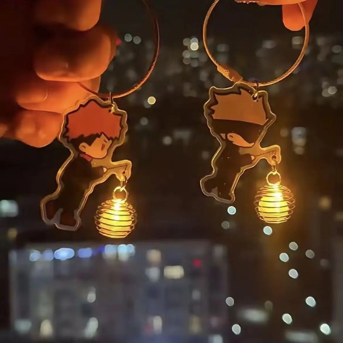 Jujutsu Kaisen Gojo Satoru Geto Suguru anime peripheral creative Q version acrylic lantern key chain hanging chain decoration