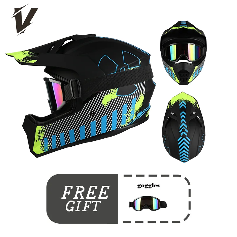 Motocross Helmet Motocross Bicycle Downhill Capacete AM DH ATV Cross Helmet Child Motorcycle Helmet Unisex