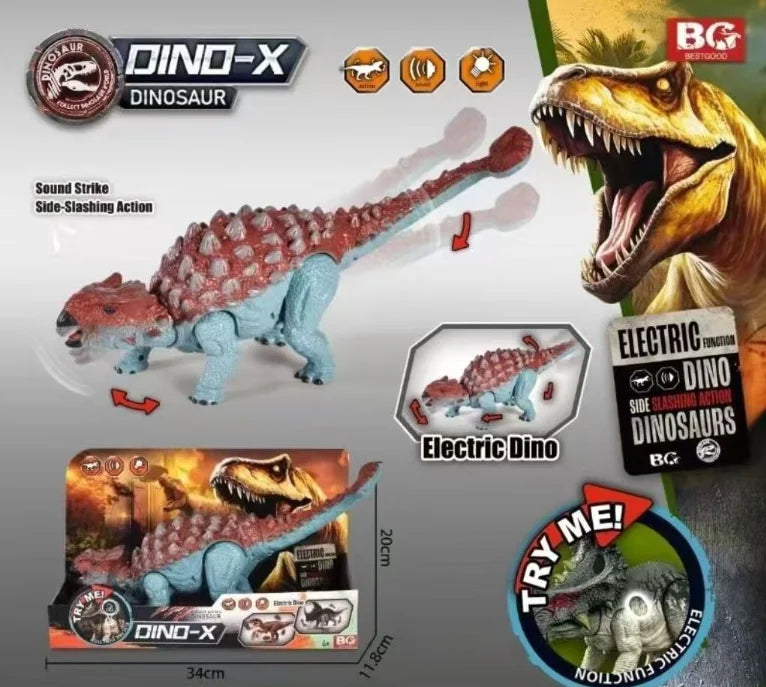 Jurassic Dinosaur Sound Effects - Tyrannosaurus Rex and Velociraptor Simulation Models for Boys' Birthday Gifts and Collections