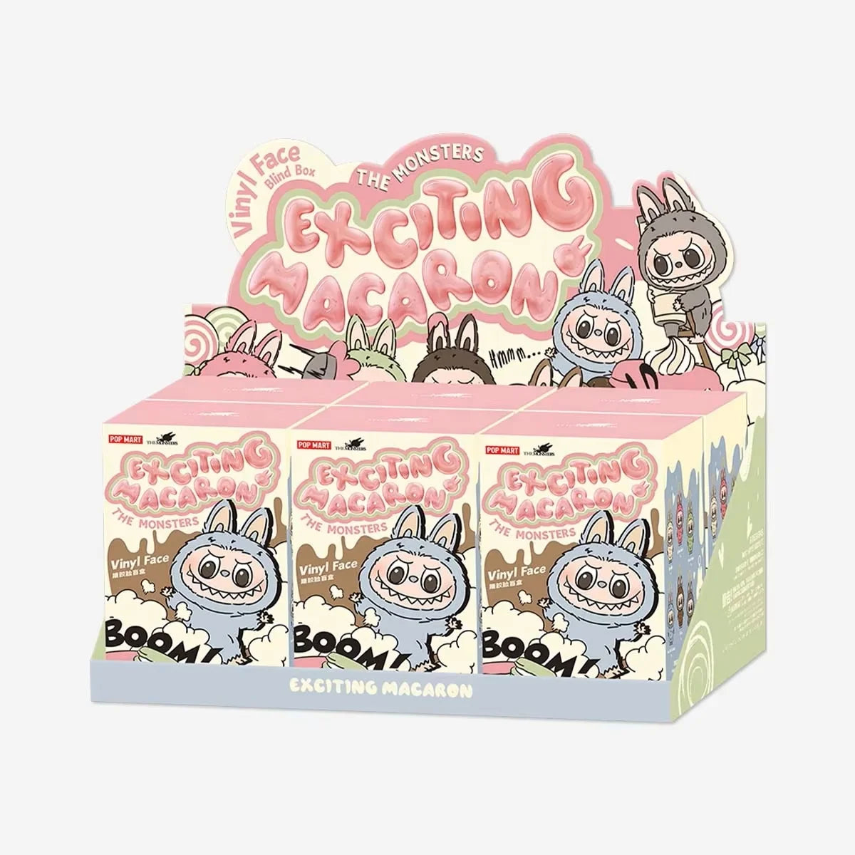 LABUBU Exciting Macaron - Kawaii Vinyl Face Blind Box (THE MONSTERS Series)POP MART