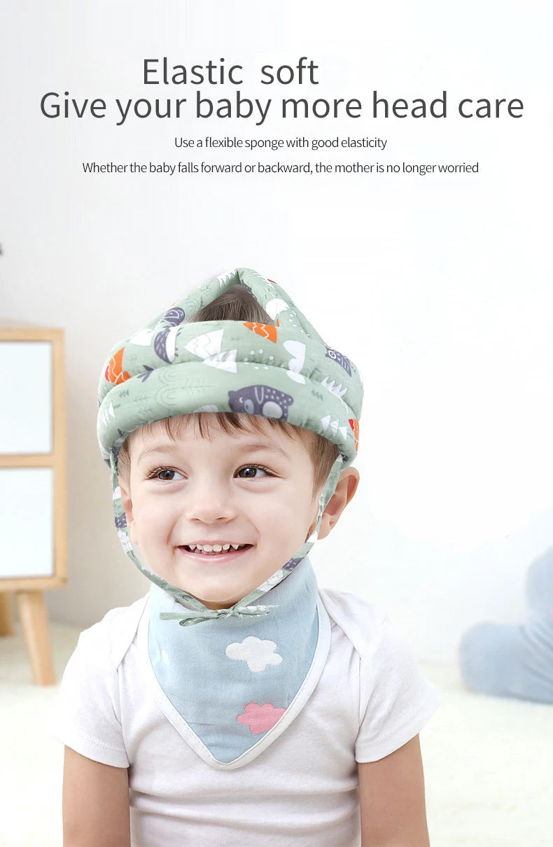 Baby head pillow anti-fall device Head protective pad summer anti-bump head learning to walk baby four seasons toddler hat