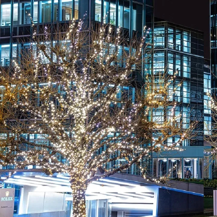 AlliLit LED Solar String Light Fairy Outdoor Garden Waterproof Lamp 2025 Christmas Garland Xmas Holiday Party Home Decoration