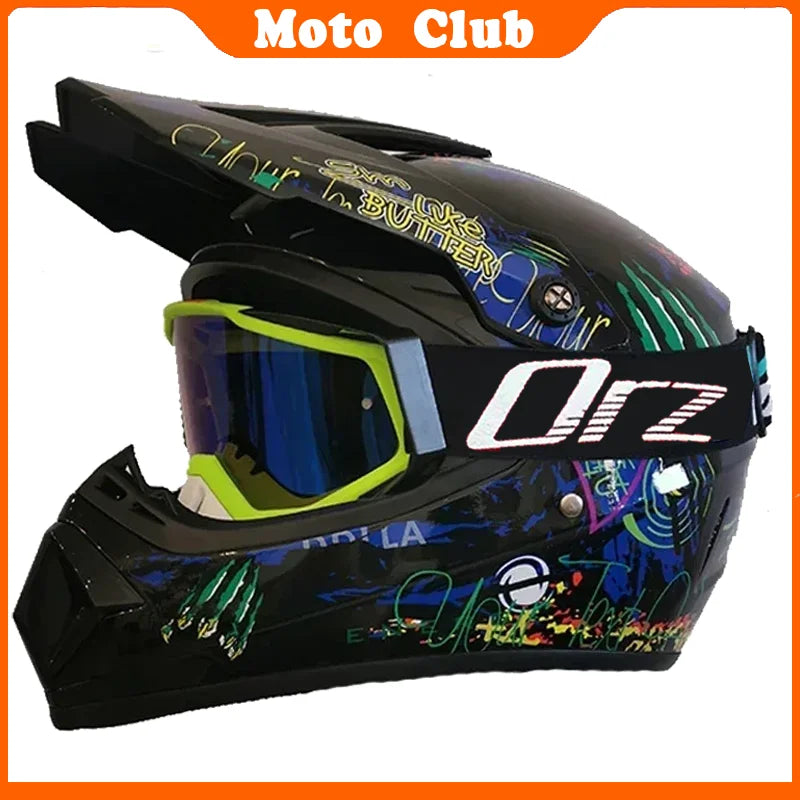 Motorcycle Helmet Professional Motocross Off Road Gift Goggles protective Helm Children Off-road Casque Capacete De Motocicleta